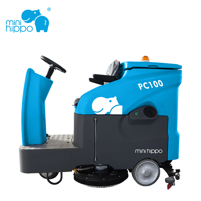 PC100 Ride-on dual brush floor scrubber