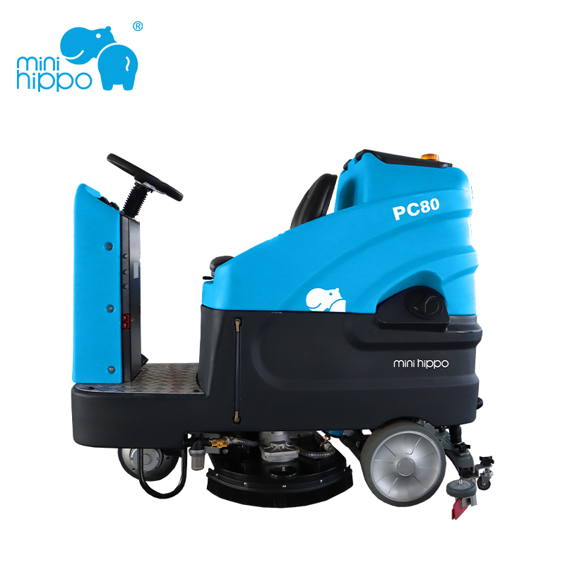 PC80 Ride-on dual brush floor scrubber